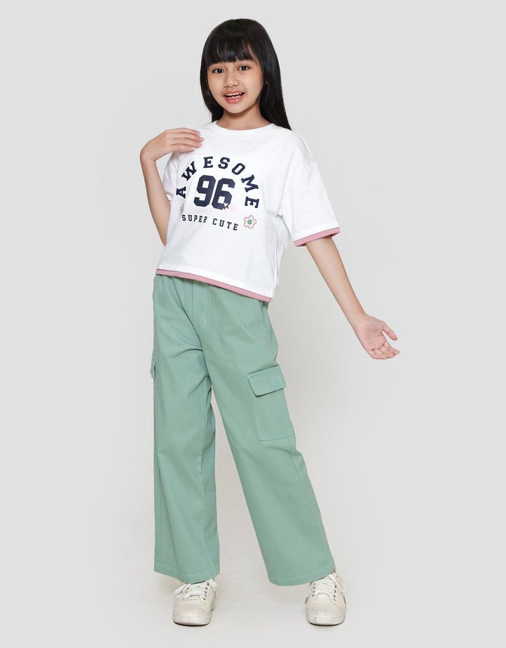 Nevada Boxy 96 Super Cute Printed Kaos Anak Perempuan