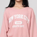 Nevada Basic Sablon City NYC Sweater Anak Perempuan