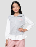 Nevada Zipper Sweater Anak Perempuan