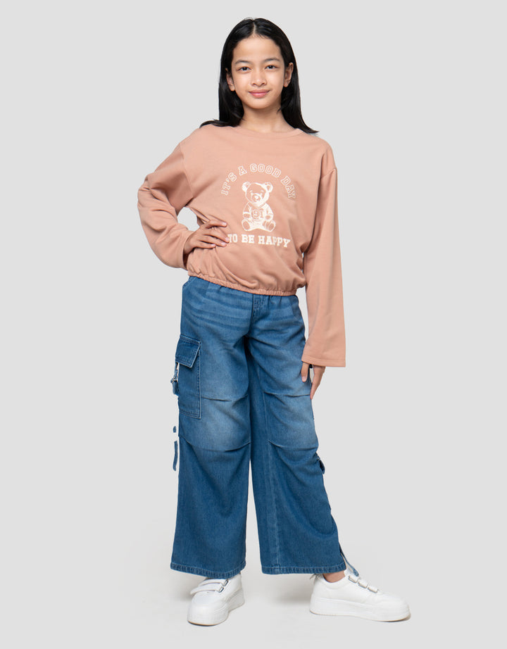 Nevada Wording Aplikasi Kaos Anak Perempuan