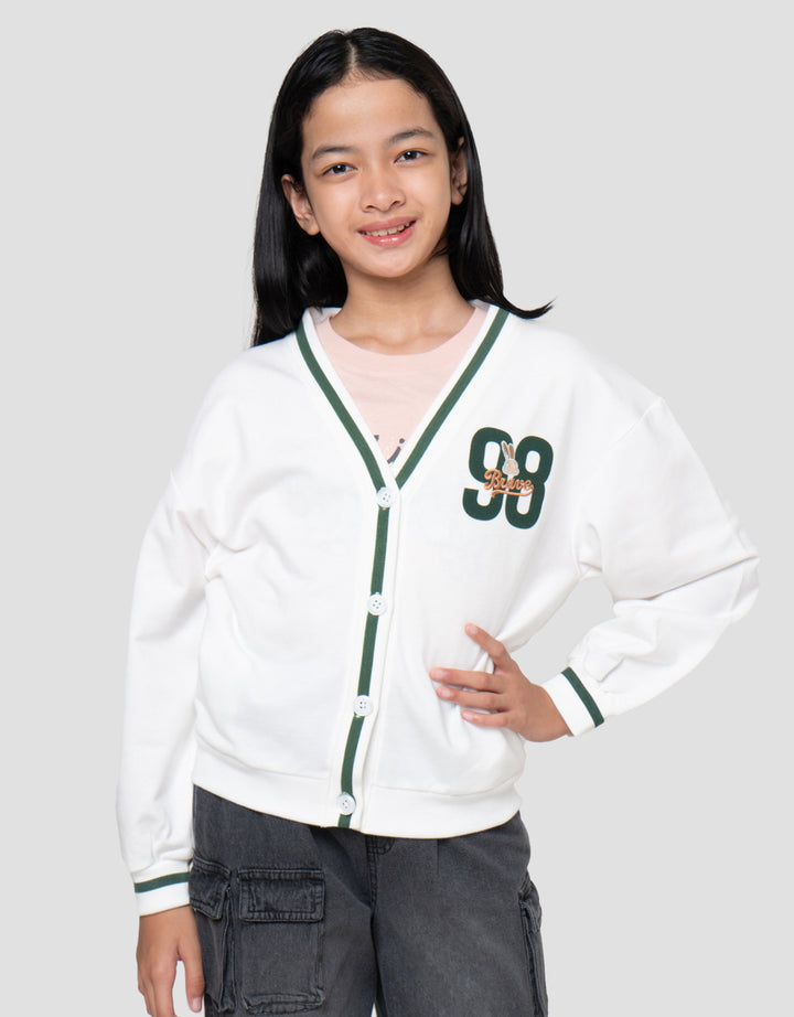 Nevada Bordir Aplikasi Cardigan Anak Perempuan