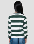 Nevada Stripe Bordir Sweater Anak Perempuan