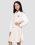 Nevada Vest Pixel Midi Dress Anak Perempuan