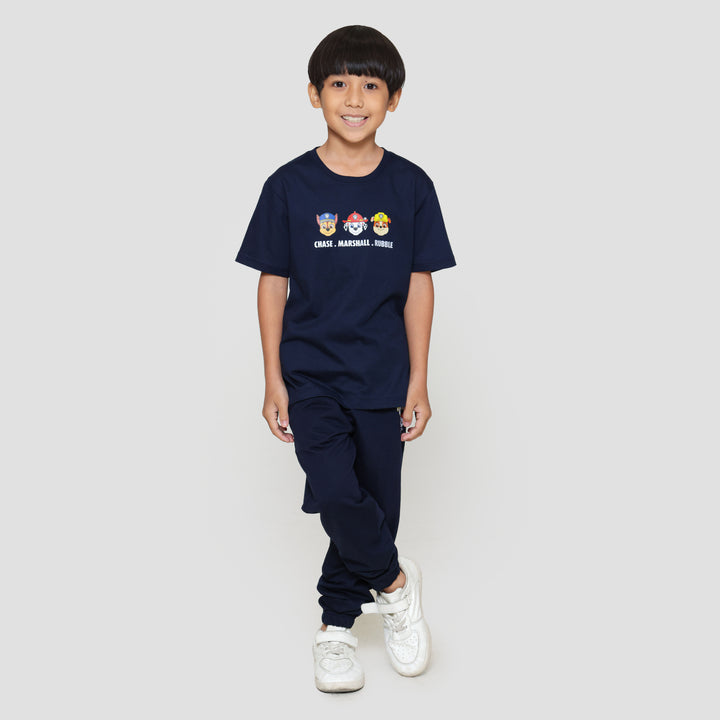 Character Paw Patrol Teams Logo Kaos Anak Laki-laki