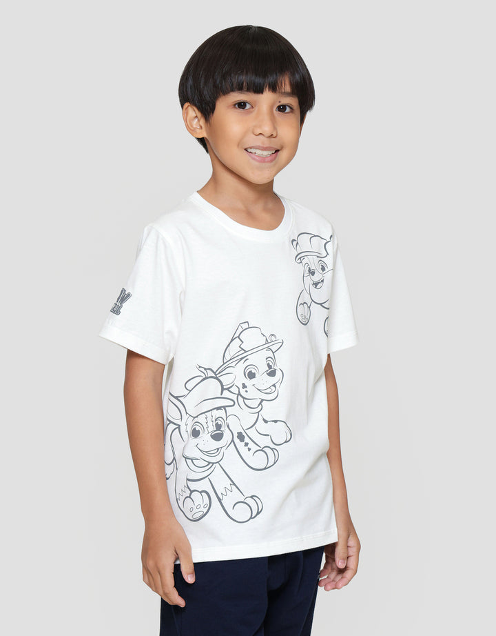 Character Paw Teams Kaos Anak Laki-laki