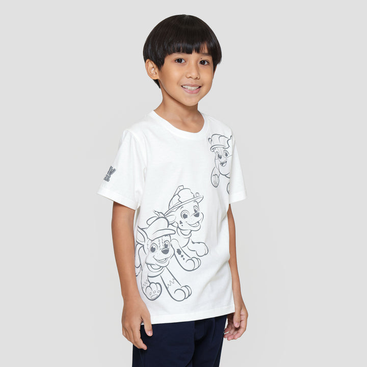 Character Paw Teams Kaos Anak Laki-laki