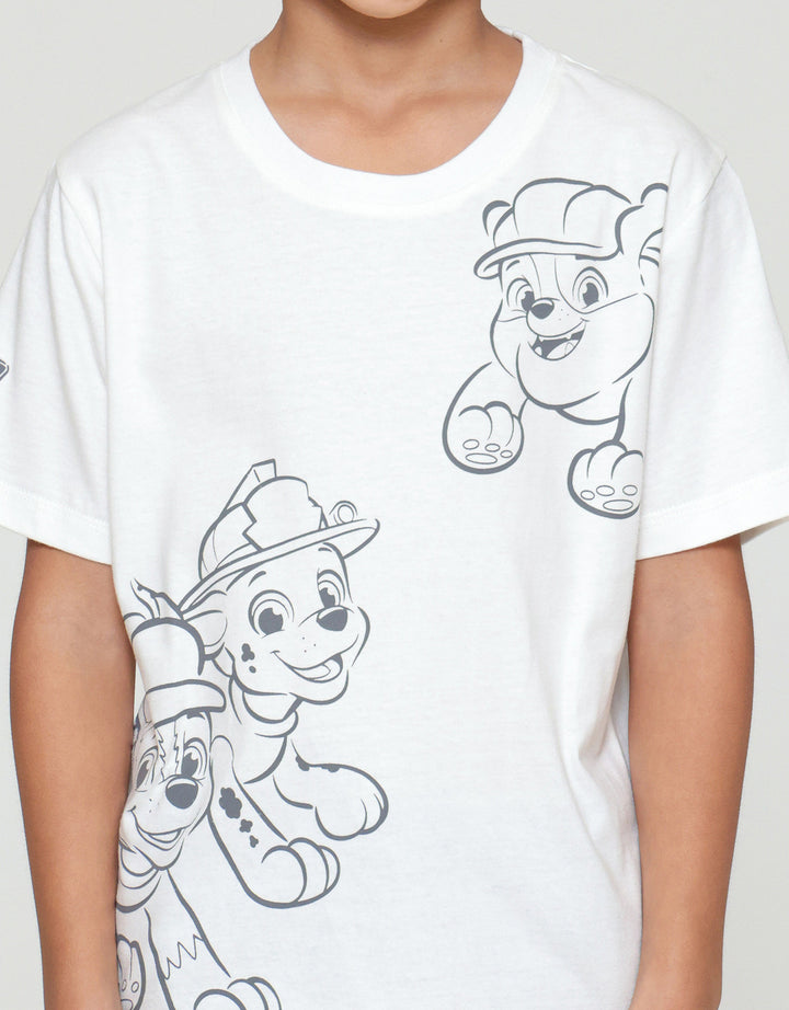 Character Paw Teams Kaos Anak Laki-laki