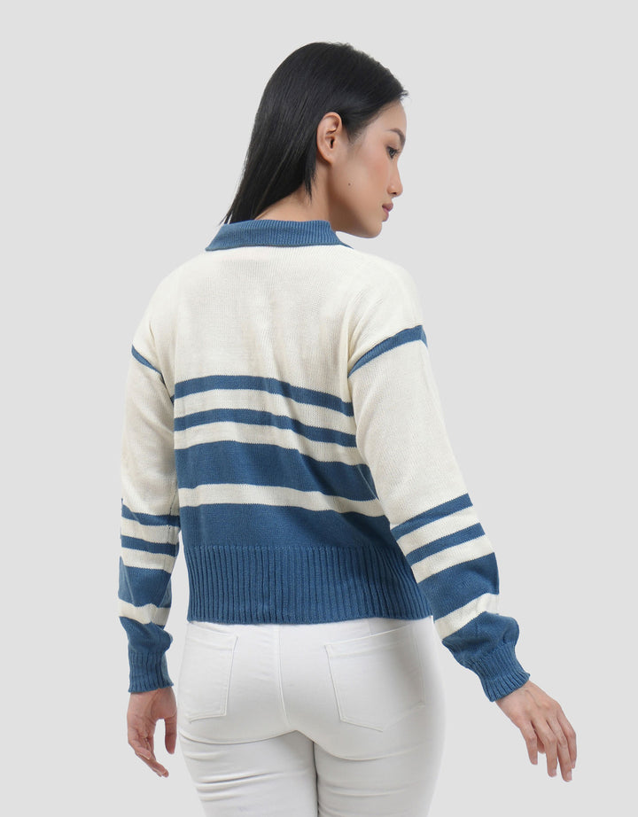 MXM NEVADA BLOUSE KNIT COLLAR WANITA