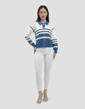 MXM NEVADA BLOUSE KNIT COLLAR WANITA