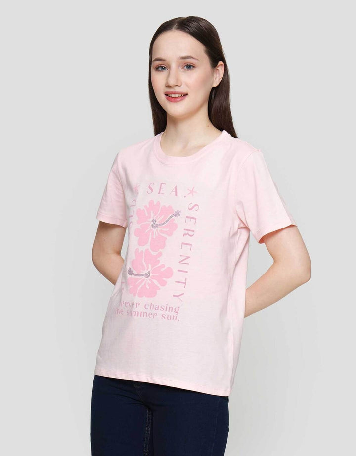 Nevada Comb Summer Surf Sessions Kaos Lengan Pendek Wanita