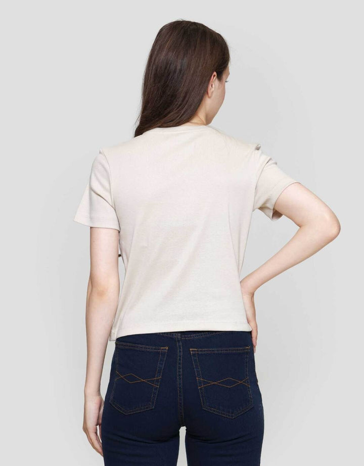 Nevada Rib Rabbit Kaos Lengan Pendek Wanita