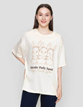 Nevada Oversize Comb Adorable Friends Kaos Lengan Pendek Wanita