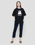 Nevada Oversize Comb Bunnies Kaos Lengan Pendek Wanita