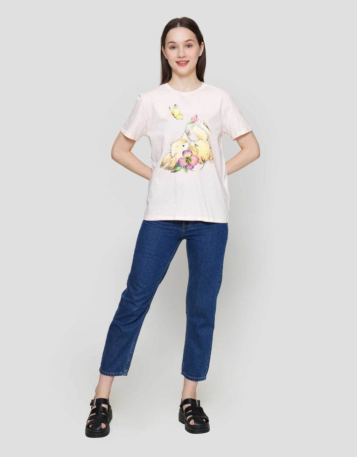 Nevada Comb Rabbit Kaos Lengan Pendek Wanita