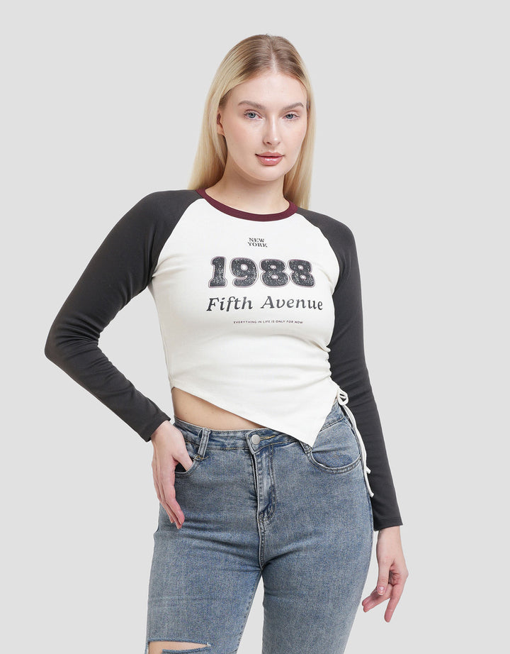 Nevada Spandex New York 1988 Kaos Wanita