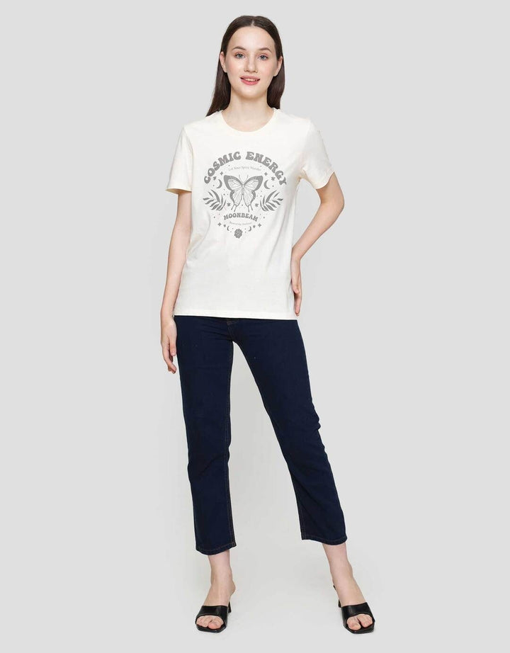 Nevada Comb Cosmic Energy Kaos Lengan Pendek Wanita