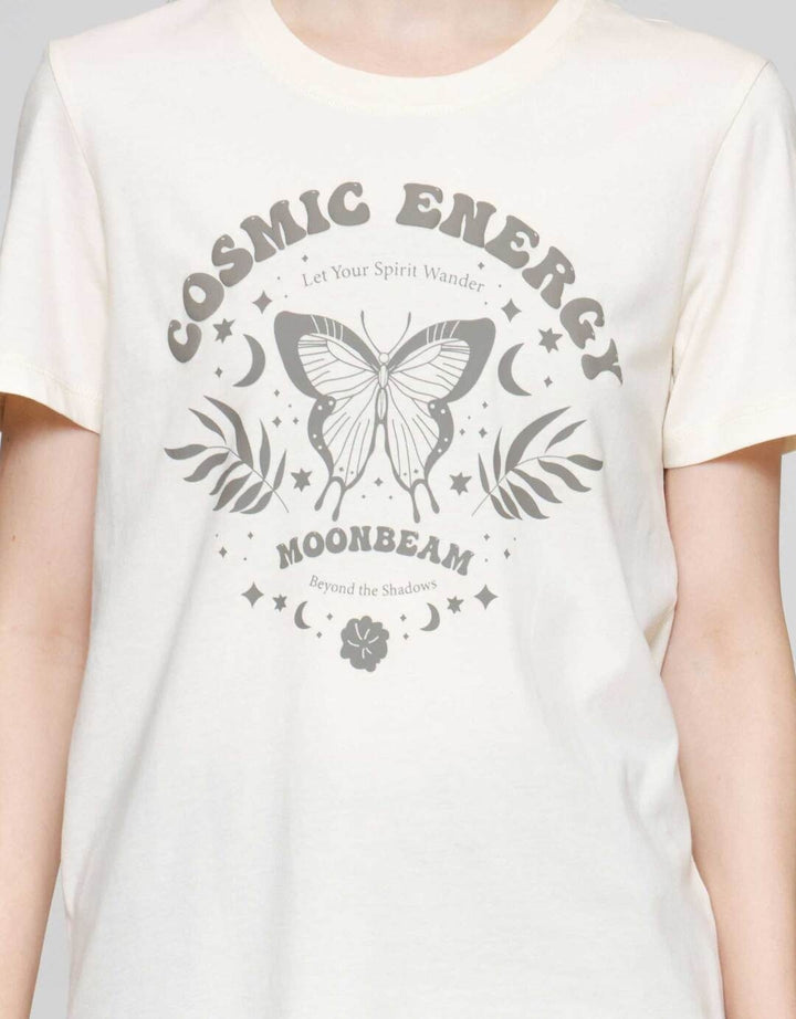 Nevada Comb Cosmic Energy Kaos Lengan Pendek Wanita