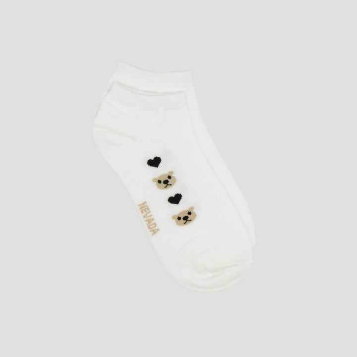 Nevada Ankle Bear Love Kaus Kaki Wanita