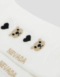 Nevada Ankle Bear Love Kaus Kaki Wanita