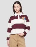 Nevada Crop French Stripe Sweater Wanita