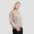 Nevada Raglan French Stripe Sweater Wanita