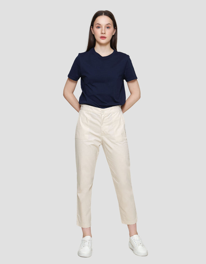 Connexion Ankle Baby Canvas Celana Panjang Wanita