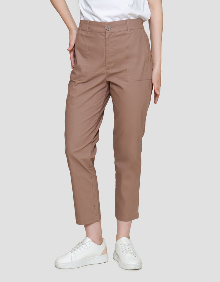 Connexion Ankle Baby Canvas Celana Panjang Wanita