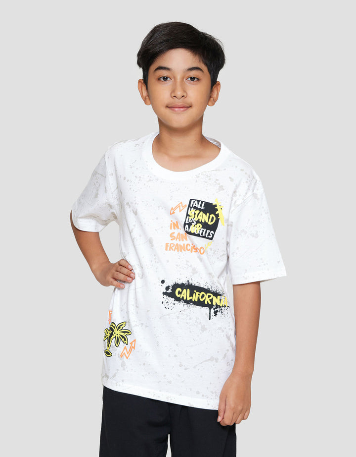 Nevada Full Print Tiedye California Kaos Anak Laki-laki