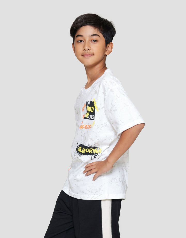 Nevada Full Print Tiedye California Kaos Anak Laki-laki