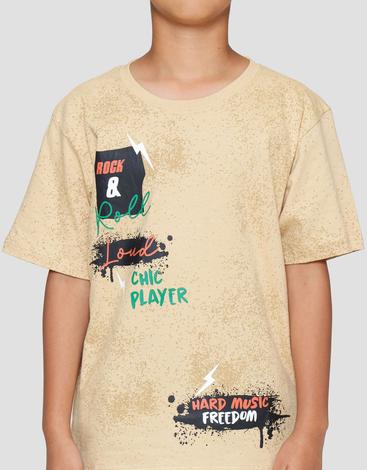 Nevada Full Print Tiedye Player Kaos Anak Laki-laki