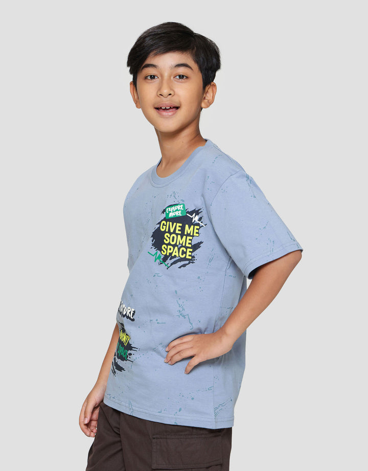 Nevada Full Print Tiedye Space Kaos Anak Laki-laki