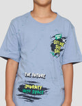 Nevada Full Print Tiedye Space Kaos Anak Laki-laki