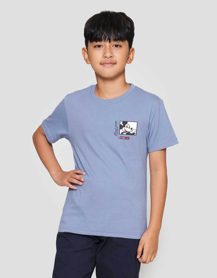 Disney Mickey Head Emboss Kaos Anak Laki-laki