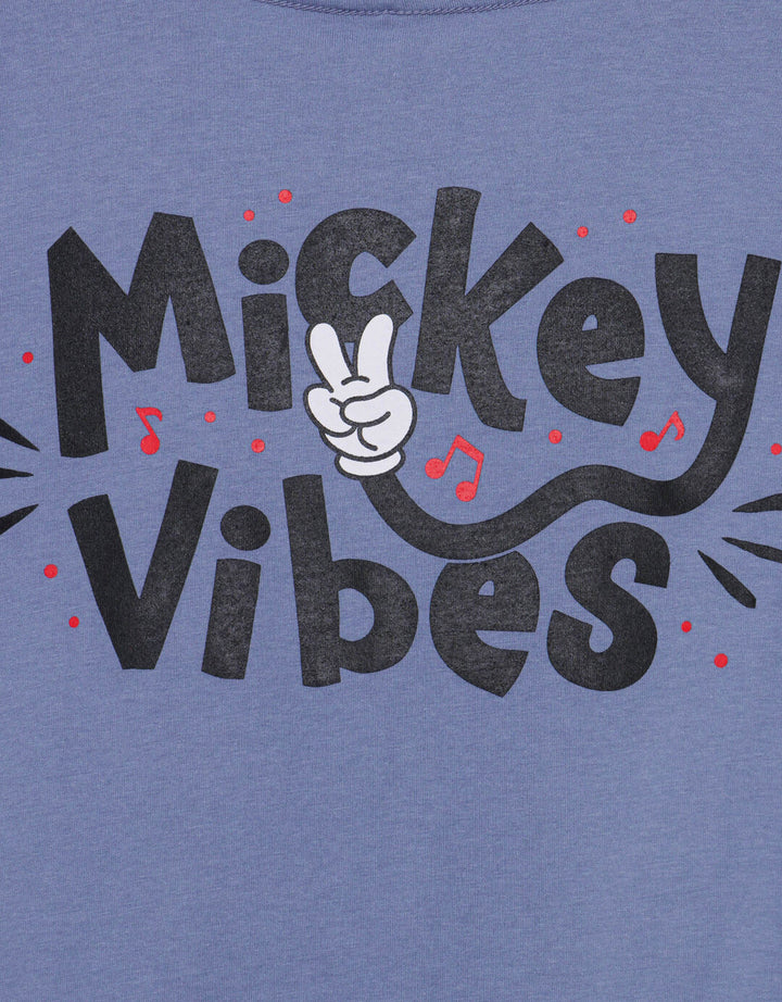 Disney Mickey Head Emboss Kaos Anak Laki-laki