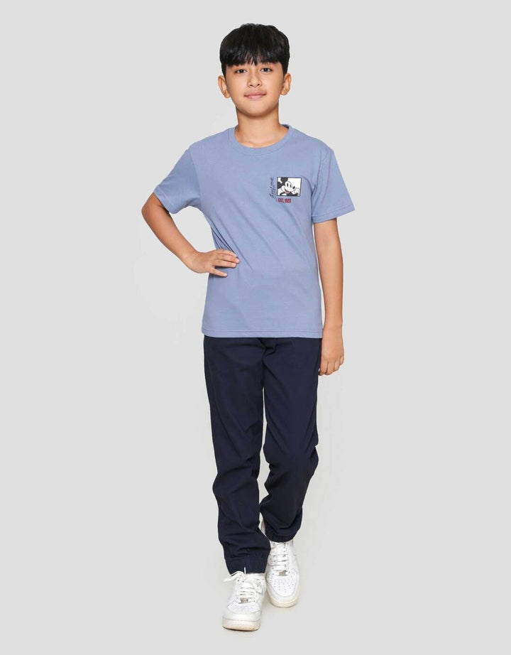 Disney Mickey Head Emboss Kaos Anak Laki-laki