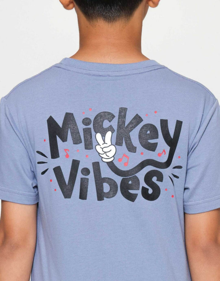 Disney Mickey Head Emboss Kaos Anak Laki-laki