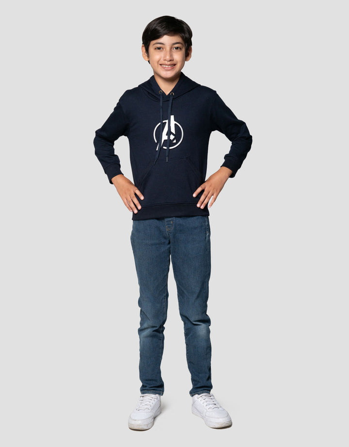 Marvel Avenger Logo Emboss Hd Sweater Anak Laki-laki