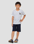 Little M Stripe T Tiger Pakaian Setelan Anak Laki-laki