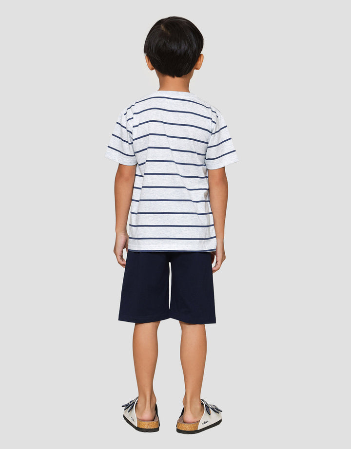 Little M Stripe T Tiger Pakaian Setelan Anak Laki-laki