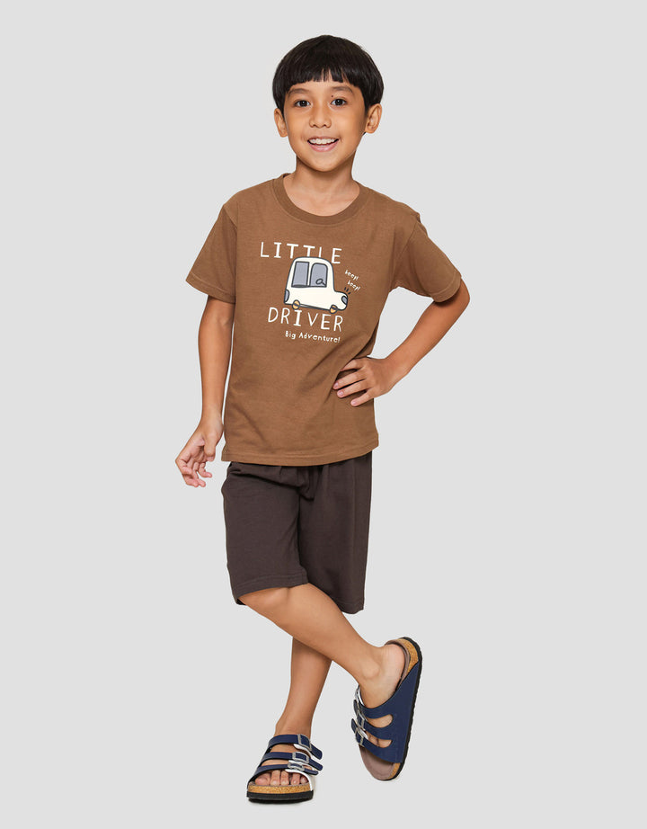 Little M Car Little Driver Pakaian Setelan Anak Laki-laki