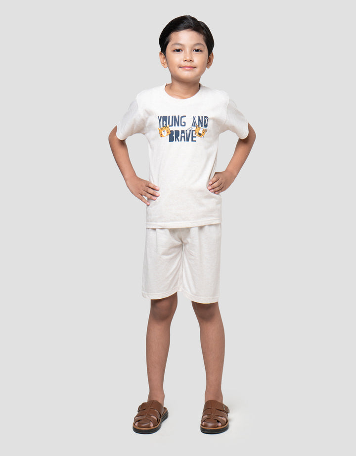 Little M Young And Brave Tiger Setelan Anak Laki-laki