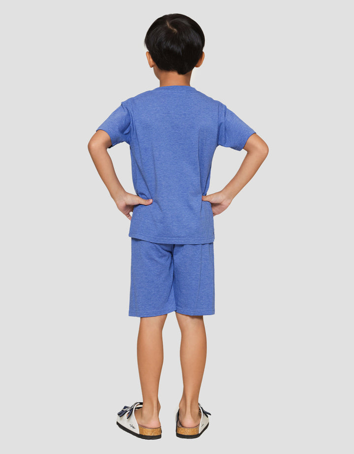 Little M Jaw Some Fun Shark Pakaian Setelan Anak Laki-laki