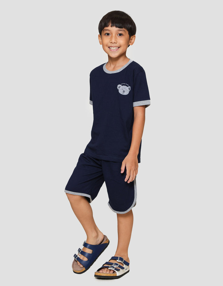 Little M List Lgn Cln Koala Pakaian Setelan Anak Laki-laki