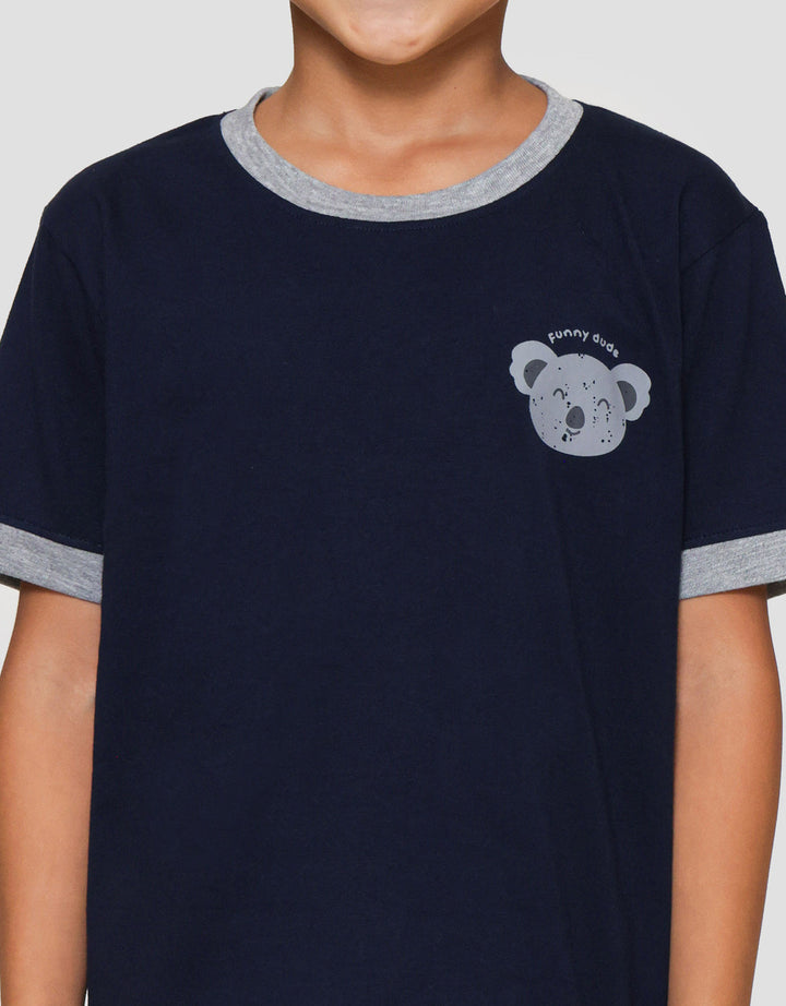 Little M List Lgn Cln Koala Pakaian Setelan Anak Laki-laki