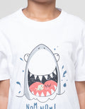 Little M Shark Nom Nom Setelan Anak Laki-laki