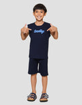Little M Singlet Brooklyn Pakaian Setelan Anak Laki-laki