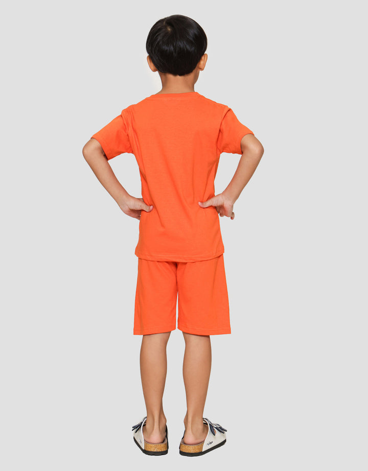 Little M Pls Ktg Aplikasi Kuping Tiger Pakaian Setelan Anak Laki-laki