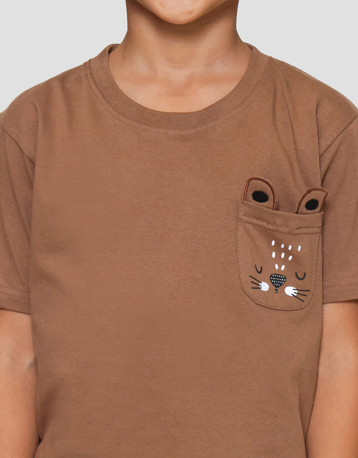 Little M Pls Ktg Aplikasi Kuping Otter Pakaian Setelan Anak Laki-laki