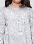 Little M Sleepwear Girls Fullprint Love Baju Piyama Anak Perempuan