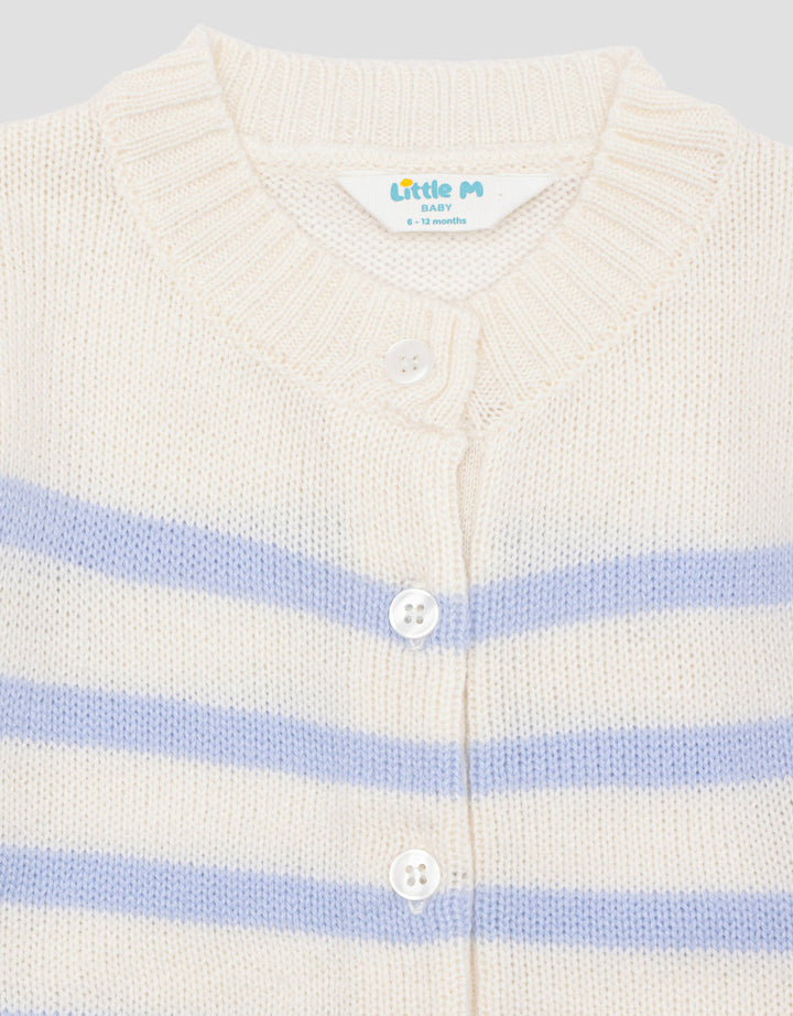 Little M Rajut Stripe Sweater Anak Bayi